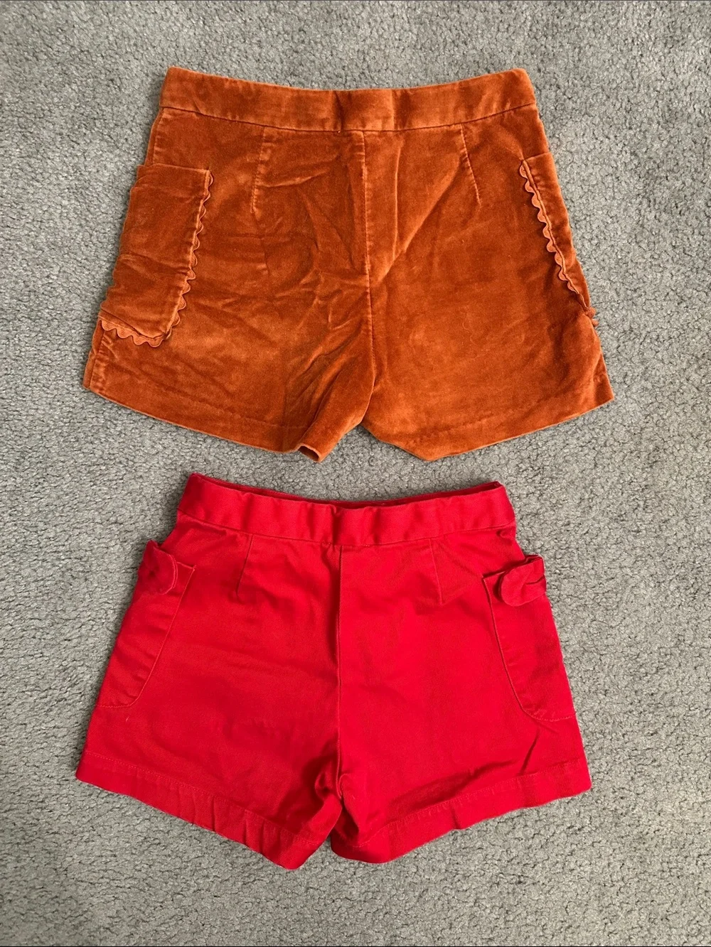 Girls’ Shorts Bundle- Rust & Red | (Jacadi)